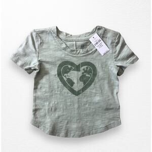 NWT BabyGap Green Recycle Tee, 6-12 Months
